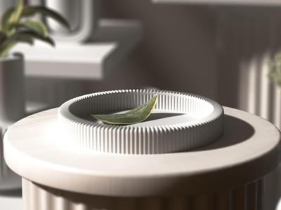 Zen Halo Tray – Japandi-Style Minimalist Accent