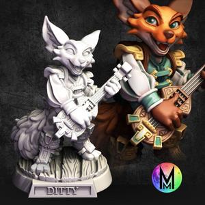 Fennik Bard - Ditty the Foxkin Bard ( Vulpera Bard )
