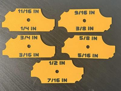 Weld (fillet) gauge