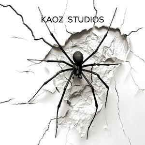 Realistic Spider on the Wall Art HueForge Multicolor Print