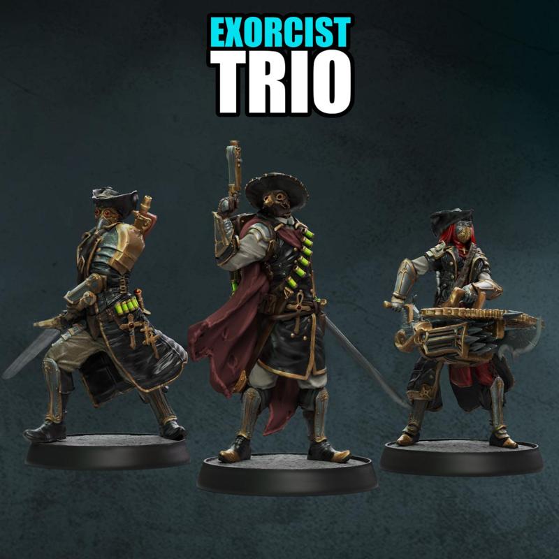 CHARACTERS SET - UNDEAD MONASTERY  - EXORCIST TRIO