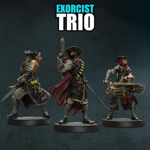 CHARACTERS SET - UNDEAD MONASTERY  - EXORCIST TRIO