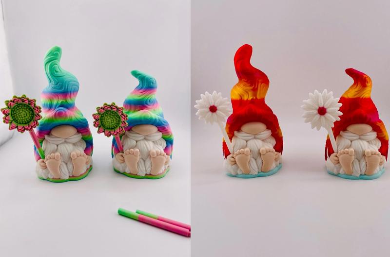Flower Holding Gnome