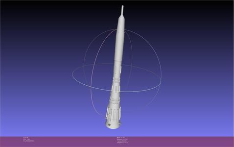 Soviet N1 Rocket Printable Board Game Scale Space Race Micro Miniature