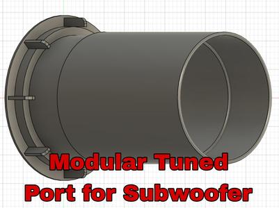 Modular Subwoofer Port – Base + Extension