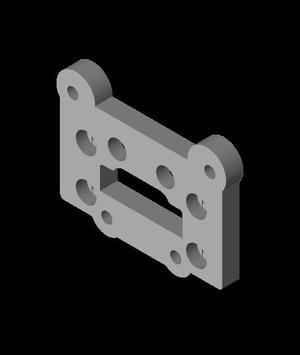 HMG7.2 3DFused Master X Carriage Gantry Adapter.stl