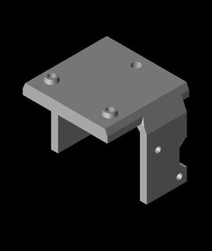 HMG7 Bondtech LGX Front Vyper Stock Mount.stl