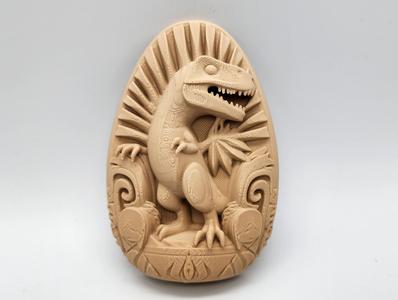 Tyrannosaurus Rex Relief Wall Art - No Supports