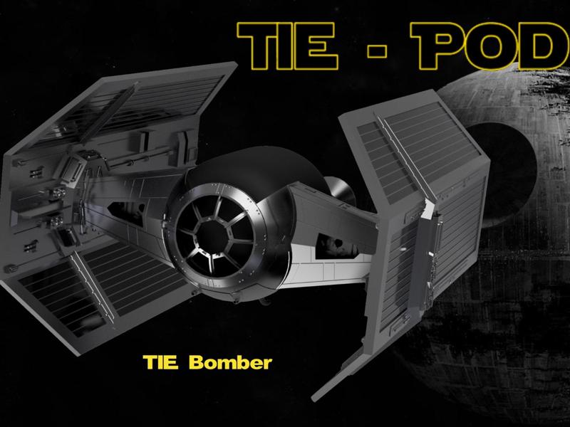 Star Wars - HomePod Halter - TIE Bomber