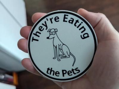 They're Eating the Pets Coaster