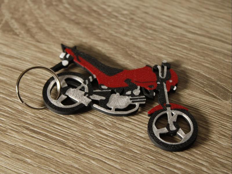Jawa robby Keychain - motorcycle - moped - AMS
