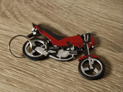 Jawa robby Keychain - motorcycle - moped - AMS