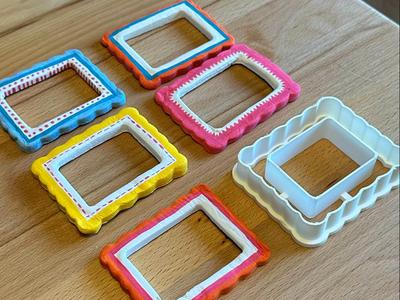 Air Dry Clay - Mini Picture Frame Cutter