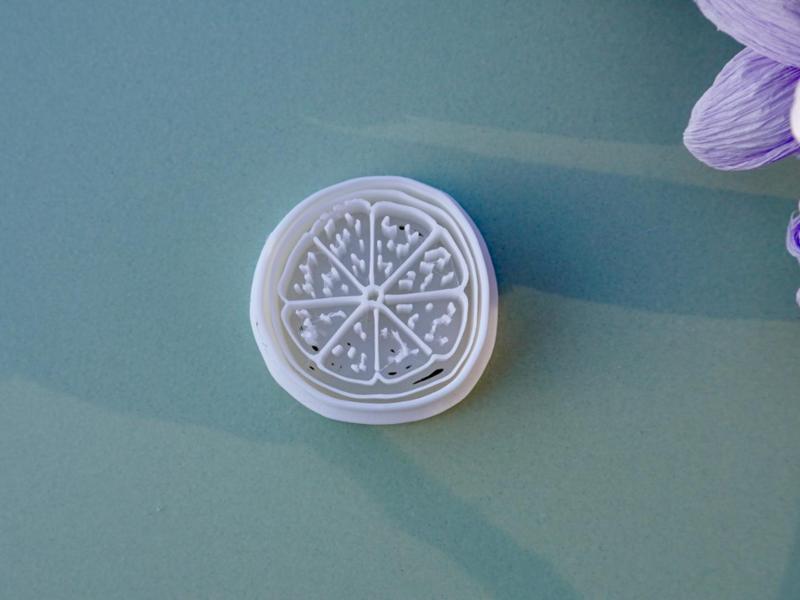 Citrus Slice Clay Cutter For Earrings Necklaces
