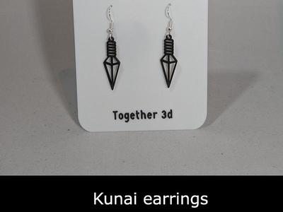 Kunai earrings