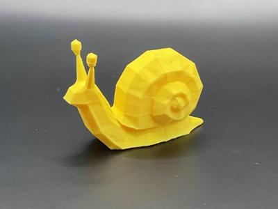 Low poly Snail 