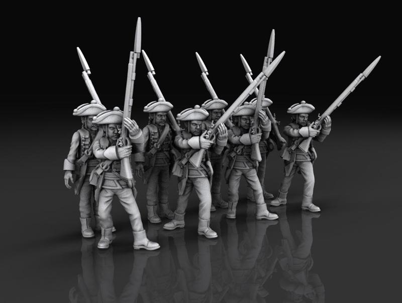 7 Years war Austrian Hungarian infantry