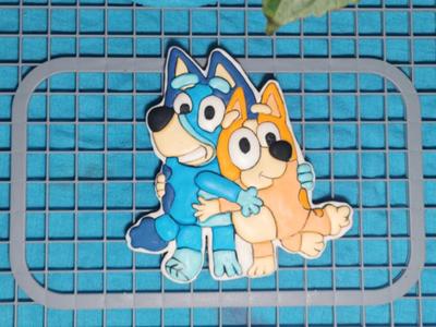 bluey cutter cookies dog