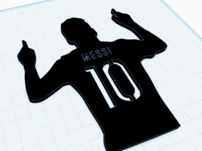 Messi serigraphy