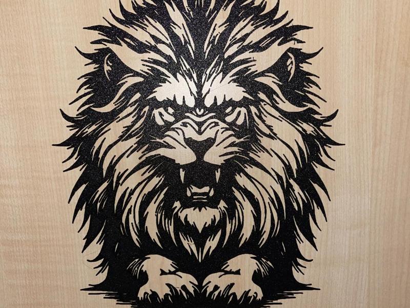 Lion wall decoration
