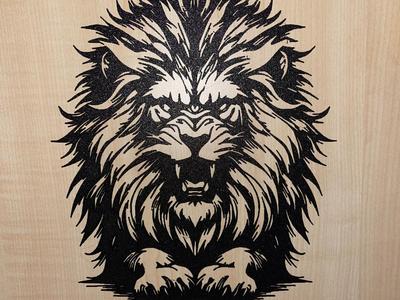 Lion wall decoration