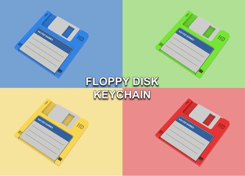 Floppy Disk 3.5 Keychain