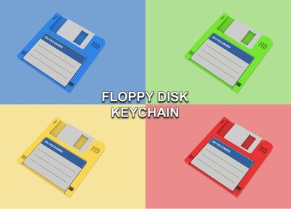 Floppy Disk 3.5 Keychain