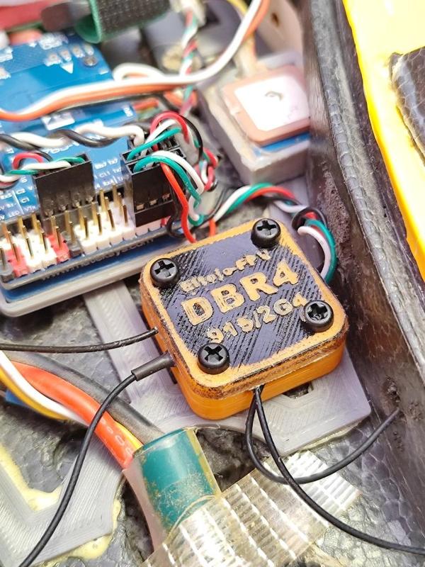 Mount for DBR4 Dual Band Xross Gemini ExpressLRS Receiver
