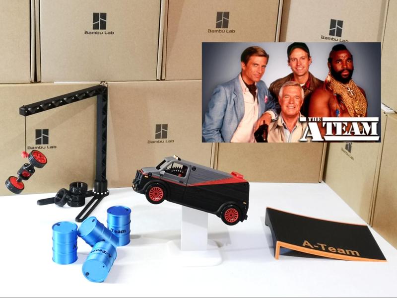 The A-Team Van - Spring-Powered Vehicle - GMC - 1980s