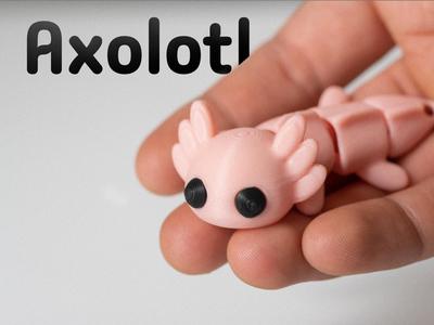 Axolotl – Articulated & Keychain