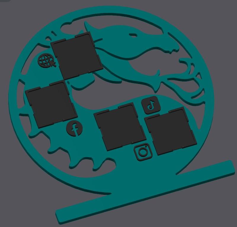 Dragon Vendor Sign with QR and NFC *FULLY CUSTOMIZABLE**
