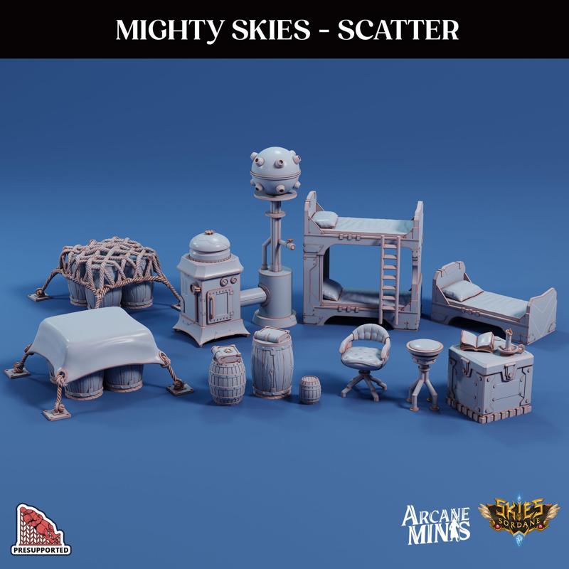 Airship Scatter Items #1 - Mighty Skies