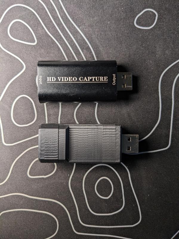 USB Capture Card Housing (w/ Cold Shoe)