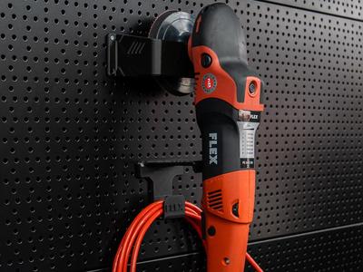 Wall mount for PE polishing machine