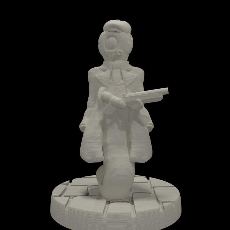 (Alien) Peaky Blinder w/shotgun (15mm scale)