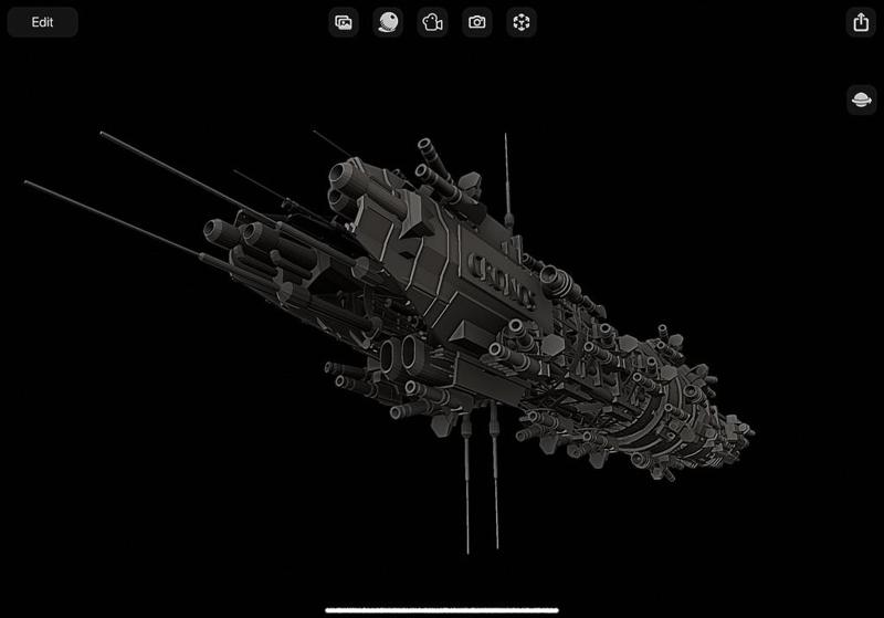 Earthforce Cronos Class Rim Dreadought