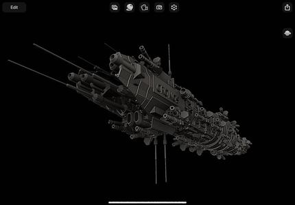 Earthforce Cronos Class Rim Dreadought