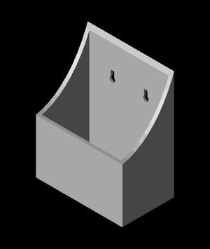 Rectangle cap catcher.stl