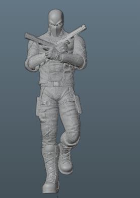 Red-hood Statue 