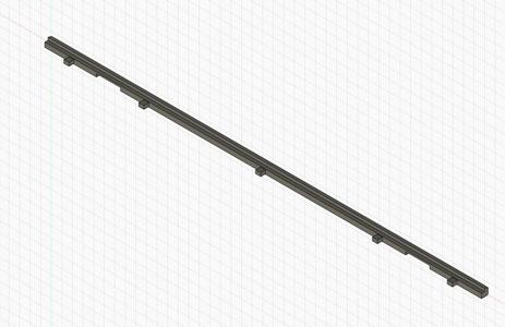 Hewlett Packard Part Number; 5040-6927 Divider, Strip - Front Panel Plastic Trim for HP 8672A Signal Generator