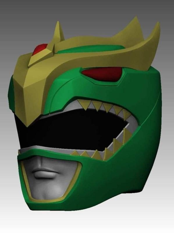 Green Ranger Helmet V2 [Matthew Cook Version]