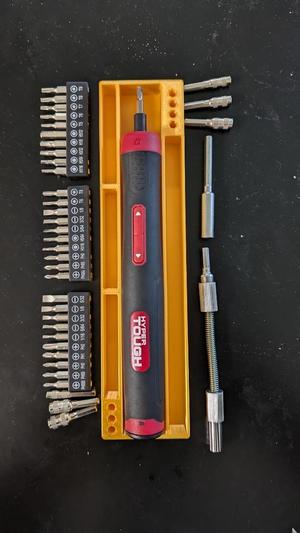 Hyper Tough 4v Precision Screwdriver Set Case