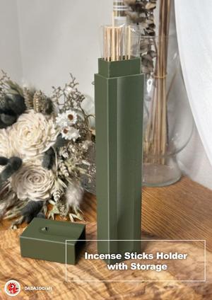 Incense Sticks Holder with Storage