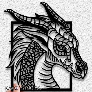 dragon wall art fantasy wall decor dungeon decoration