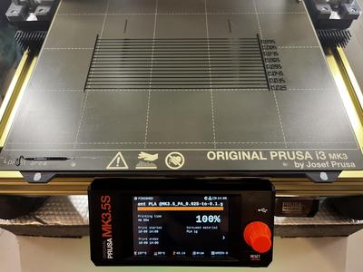 Prusa MK3.5 & MK3.5s Pressure Advance Linear Advance Calibration Test