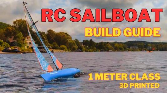 RC Sailboat - Weedless - 1 Meter - With Build video