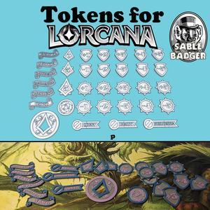 Game Token Project: Lorcana Tokens