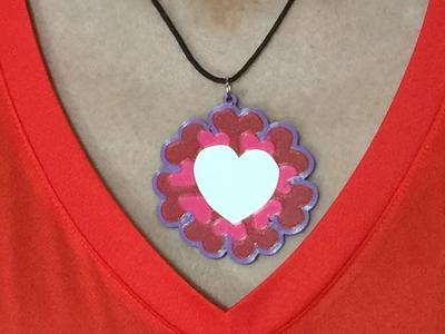 Flake Heart Pendant -A'ishah
