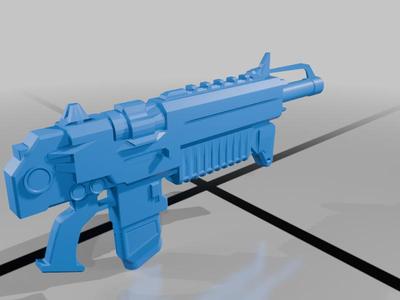 custom bolter (40k inspired) 