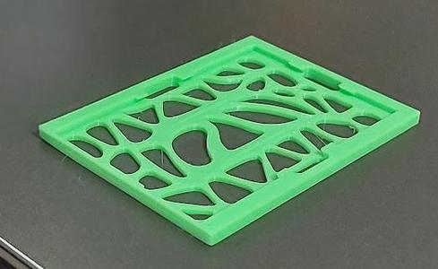 Supportless ID Card Holder for Lanyards - Coral Pattern